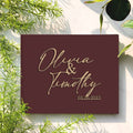Custom Guest Book Alternative - Personalized Rustic Wood or Acrylic Wedding Guest Book - Venuston