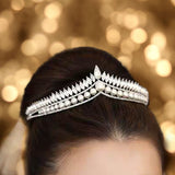Bridal Pearl Vintage Large Pearl Tiara Crown, Hair Hoop for Wedding Prom Party Hair Jewelry Tiara Birthday New Year Christmas - Venuston