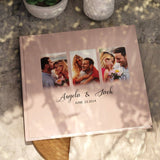 Custom guestbook, Minimalist Wedding Book With Photos For Anniversary/Bridal Shower/Engagement, Gift For Couple, Bride And Groom, Friend - Venuston