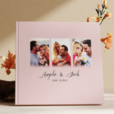 Custom guestbook, Minimalist Wedding Book With Photos For Anniversary/Bridal Shower/Engagement, Gift For Couple, Bride And Groom, Friend