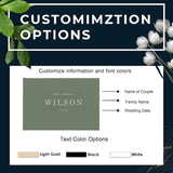 Custom Minimalist Wedding Book/Guest Book For Anniversary /Bridal Shower/Engagement/For Couple, Lover,Bride And Groom - Venuston