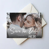 Custom Photo Save The Date Magnet – Personalized Wedding Invitations with Free Envelope, Ideal for Announcing Your Big Day - Venuston
