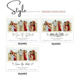 Custom Photo Save The Date Magnet – Personalized Wedding Invitations with Free Envelope, Ideal for Announcing Your Wedding in Style - Venuston