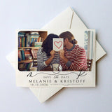Custom Save The Date Magnet with Photo – Personalized Wedding Invitations, Free Envelope Included for Easy and Stylish Mailing - Venuston