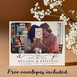 Custom Save The Date Magnet with Photo – Personalized Wedding Invitations, Free Envelope Included for Easy and Stylish Mailing - Venuston