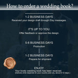 Custom Wedding Book, Modern Wedding Guest Book With Photo,Gift For Couple, Lover, For Friend, Idea For Anniversary/Bridal Shower/Engagement - Venuston