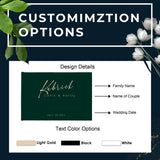 Custom Wedding Planner Book - Unique Guest Book - Personalized Wedding Album - Elegant Guestbook/Wedding Gift/Guest Book Ideas - Venuston