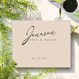 Custom Wedding Planner Book - Unique Guest Book - Personalized Wedding Album - Elegant Guestbook/Wedding Gift/Guest Book Ideas - Venuston