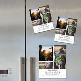 Customized Photo Save the Date Magnet with Calendar - Private Fonts, Wedding Reminder, Free Envelope - Venuston
