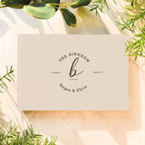 Customized Rustic Traditional Wedding Guest Book with Gold Foil font - Venuston