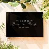 Customized Wedding Guest Book - Multi - color options with Gold Foil Font - A Perfect Gift for Your Wedding or Anniversary - Venuston