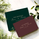 Customized Wedding Guest Book - Multi - color options with Gold Foil Font - A Perfect Gift for Your Wedding or Anniversary - Venuston