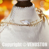 Gold Vintage Crown - Elegant Leaf & Pearl Bridal Tiara, Perfect for Wedding, Anniversary, Birthday /Christmas - Venuston