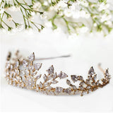 Gold Zircon Queen Crown for Women, Baroque Crown, Costume Accessories for Wedding Brithday Party Pageant - Venuston