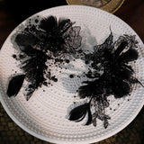 Handmade Black Feather Headpiece – Elegance Redefined - Venuston
