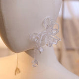 Handmade Crystal Floral Bridal Necklace – Elegant Beaded Statement Jewelry - Venuston