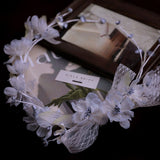 Handmade Tulle Flower Crown – Elevate Your Look with Timeless Elegance - Venuston