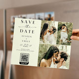 Custom Wedding Save The Date Magnet – Personalized Photo Invitations with Free Envelope, Perfect for Sharing Your Big Day