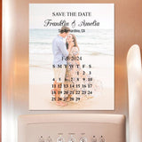 Magnet Wedding Save the Date Calendar Personalized Save Our Date Photo +Free Envelope Photo Wedding Invitation Custom Wedding Gift - Venuston