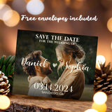Personalized Photo Magnets Save the Date Magnet + Free Envelope Wedding Magnet Favor for Guest Save the Wedding Invitation - Venuston