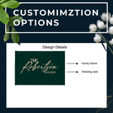 Personalized Rustic Guest Book with 3D Acrylic Letters for Weddings - A Unique Alternative to Traditional Guest Books - Venuston