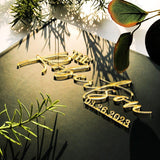 Personalized Rustic Guest Book with 3D Acrylic Letters for Weddings - A Unique Alternative to Traditional Guest Books - Venuston
