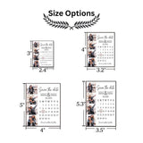 Personalized Save the date Calendar Magnet + Free Envelope Unique Save Our dates Photo Save The Date Photo Magnet Custom Fridge Photo Magnet - Venuston