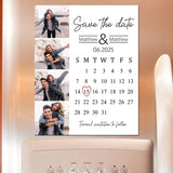 Personalized Save the date Calendar Magnet + Free Envelope Unique Save Our dates Photo Save The Date Photo Magnet Custom Fridge Photo Magnet - Venuston