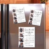 Personalized Save the date Calendar Magnet + Free Envelope Unique Save Our dates Photo Save The Date Photo Magnet Custom Fridge Photo Magnet - Venuston