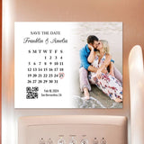 Personalized Save the Date Calendar Photo Magnet Wedding Invitation +Free Envelope Photo Wedding Announcement Custom Wedding Invitation - Venuston