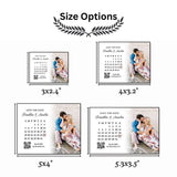 Personalized Save the Date Calendar Photo Magnet Wedding Invitation +Free Envelope Photo Wedding Announcement Custom Wedding Invitation - Venuston