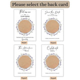 Personalized Save the date, Wood Wedding Invitations Calendar, Wedding Save the Date, Laser - Carved Wooden announcement with QR Code - Venuston
