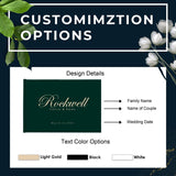 Personalized Wedding Guest Book/Customized Guestbook Keepsake/Special Wedding Gift/Guestbook and Planner/Wedding Gift/Wedding Album - Venuston