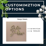 Personalized Wedding Guestbook with 3d nature wood letters, Wedding Gift for couple, Wedding Planner/Wedding Gift/Wedding scrapbook - Venuston