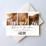Photo Save The Date Cards – Custom Wedding Invitations with Free Envelope, The Perfect Way to Announce Your Wedding to Family and Friends - Venuston