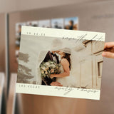 Photo Save The Date Magnet – Custom Wedding Invitations with Free Envelope, Perfect for Announcing Your Upcoming Wedding in a Unique Way - Venuston