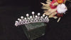 Princess Crystal Tiara Crown Pearl Tiara Crown, Elegant Tiara Crystal Hair Crown, Queen Bridal Wedding Crown