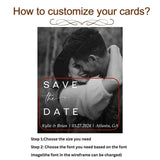 Save the Date Personalized Photo Magnets Wedding Gifts +Free Envelope Custom Photo Fridge Save Our Date Magnet Photo Wedding Invitation - Venuston