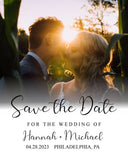Save The Date, Personalized Photo Save The Date+ Free Envelope, Wedding Invitation/Photo Magnet/Save The Date Cards/Wedding Invitation - Venuston