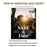 Save the Date Photo Magnets Wedding Favors +Free Envelope Custom Photo Fridge Save Our Date Magnet Photo Printing Gift Guest Gifts - Venuston