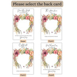 Save the Date, Rustic Watercolor Floral Save the Date Magnets - Custom Wooden Wedding Invitation Wedding invitation/Printable invitation - Venuston