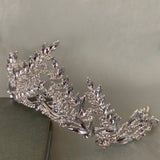Silver Crystal Tiara Crowns For Women Girls Princess Crown Women's Headbands Bridal Wedding Birthday Party Headbands - Venuston