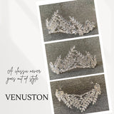 Silver Crystal Tiara Crowns For Women Girls Princess Crown Women's Headbands Bridal Wedding Birthday Party Headbands - Venuston
