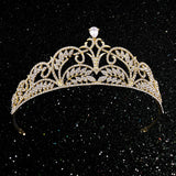 Tiaras and Crowns for Women, Wedding Tiara for Bride, Crystal Queen Crown for Pageant Birthday Party Cake Topper, Silver - Venuston