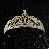 Tiaras and Crowns for Women, Wedding Tiara for Bride, Crystal Queen Crown for Pageant Birthday Party Cake Topper, Silver - Venuston
