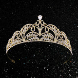 Tiaras and Crowns for Women, Wedding Tiara for Bride, Crystal Queen Crown for Pageant Birthday Party Cake Topper, Silver - Venuston