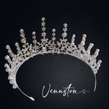 Unique Handmade Pearl Crown - Ideal for Weddings, Birthdays, and Cosplay - Venuston