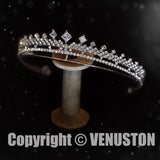 Vintage Diamond Wedding Bridal Tiara，Homecoming Prom Wedding Tiara Bridal Accesories，Gift For her - Venuston