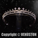 Vintage Diamond Wedding Bridal Tiara，Homecoming Prom Wedding Tiara Bridal Accesories，Gift For her - Venuston
