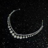 Vintage Pearl Tiara, Bronze Queen Crown for Women, Royal Wedding Tiaras and Crowns for Bride - Venuston